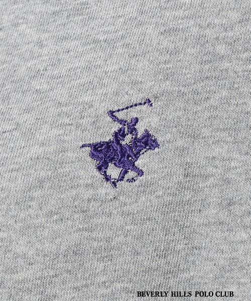 Grand PARK（グランドパーク）の「【BEVERLY HILLS POLO CLUB 】グランドパーク別注　ワイドスリーブＴシャツ（Tシャツ/カットソー・レディース・サックスブルー/ナチュラル/ホワイト/ホワイト系/グレー/スミクロ・FREE）」の19枚目の写真