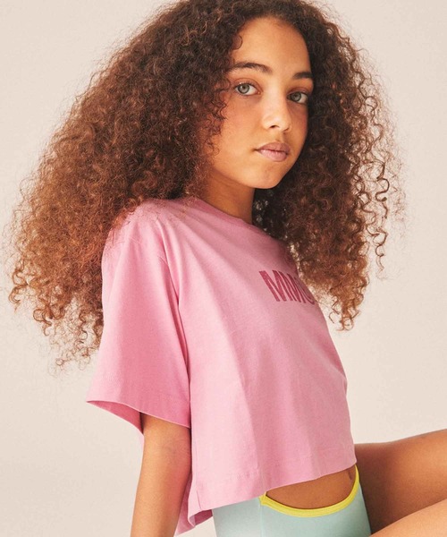 MM6 Maison Margiela（ｴﾑｴﾑｼｯｸｽ ﾒｿﾞﾝ ﾏﾙｼﾞｪﾗ）の「MM6 Maison Margiela(エムエムシックス メゾン マルジェラ)Kids & Junior ブランドロゴ半袖Tシャツカットソー（Tシャツ/カットソー・キッズ・ライトグリーン/ライトグレー/ホワイト/ピンク/ブラック・14Y/16Y/12Y/10Y）」の5枚目の写真