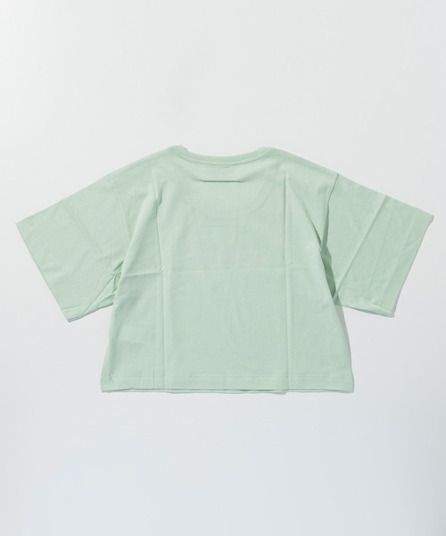 MM6 Maison Margiela（ｴﾑｴﾑｼｯｸｽ ﾒｿﾞﾝ ﾏﾙｼﾞｪﾗ）の「MM6 Maison Margiela(エムエムシックス メゾン マルジェラ)Kids & Junior ブランドロゴ半袖Tシャツカットソー（Tシャツ/カットソー・キッズ・ライトグリーン/ライトグレー/ホワイト/ピンク/ブラック・14Y/16Y/12Y/10Y）」の9枚目の写真