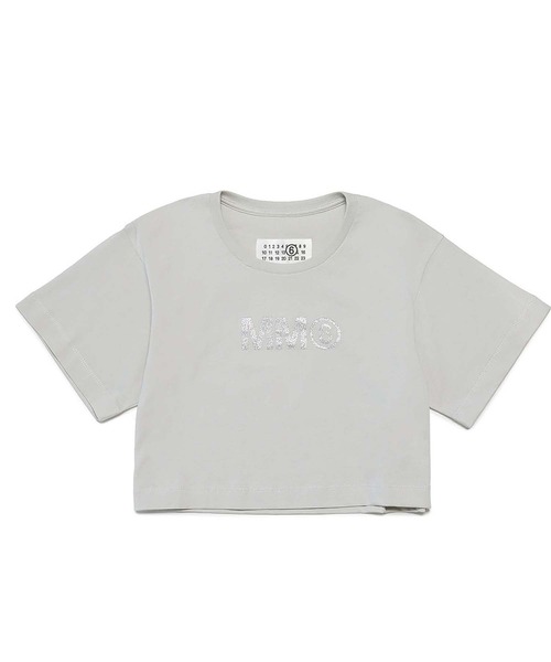 MM6 Maison Margiela（ｴﾑｴﾑｼｯｸｽ ﾒｿﾞﾝ ﾏﾙｼﾞｪﾗ）の「MM6 Maison Margiela(エムエムシックス メゾン マルジェラ)Kids & Junior ブランドロゴ半袖Tシャツカットソー（Tシャツ/カットソー・キッズ・ライトグリーン/ライトグレー/ホワイト/ピンク/ブラック・14Y/16Y/12Y/10Y）」の15枚目の写真