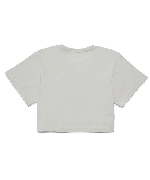 MM6 Maison Margiela（ｴﾑｴﾑｼｯｸｽ ﾒｿﾞﾝ ﾏﾙｼﾞｪﾗ）の「MM6 Maison Margiela(エムエムシックス メゾン マルジェラ)Kids & Junior ブランドロゴ半袖Tシャツカットソー（Tシャツ/カットソー・キッズ・ライトグリーン/ライトグレー/ホワイト/ピンク/ブラック・14Y/16Y/12Y/10Y）」の16枚目の写真
