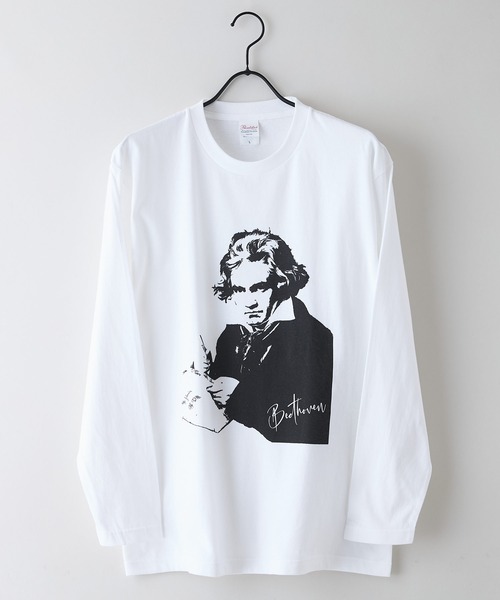 CORISCO(コリスコ)の「Ludwig van Beethoven Long Tee(Tシャツ/カットソー・メンズ・ホワイト系その他2/ブラック系その他2・MEDIUM/LARGE/X-LARGE)」の9枚目の写真