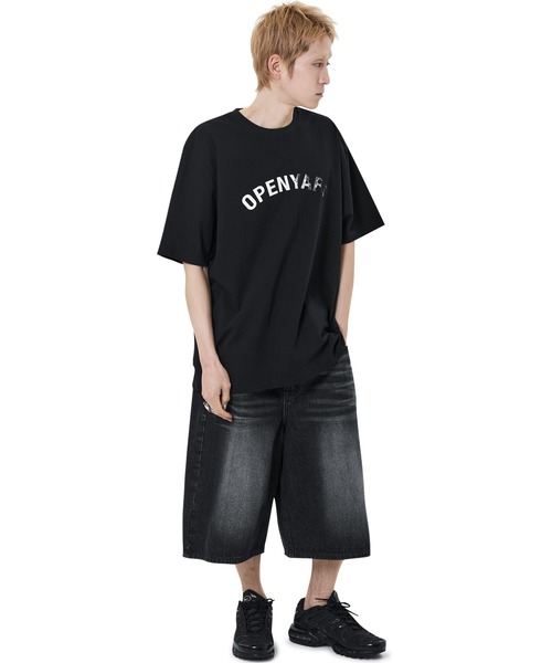 OY(オーワイ)の「『OY/オーワイ』 WIDE BERMUDA DENIM SHORTS/ワイドバミューダデニムショーツ(デニムパンツ・レディース・ブラック/ライトブルー/ブルー・S/M/L)」の6枚目の写真