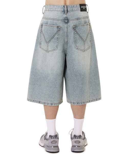 OY(オーワイ)の「『OY/オーワイ』 WIDE BERMUDA DENIM SHORTS/ワイドバミューダデニムショーツ(デニムパンツ・レディース・ブラック/ライトブルー/ブルー・S/M/L)」の10枚目の写真