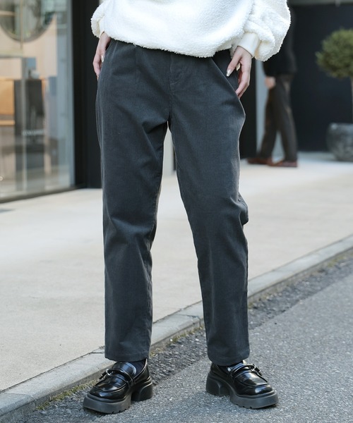 セール】コーデュロイテーパードワイドパンツ（その他パンツ