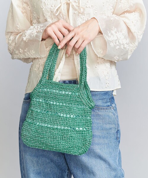 BEAUTY&YOUTH UNITED ARROWS（ビューティーアンドユースユナイテッドアローズ）の「メタリックコード ミニ トートバッグ（トートバッグ・レディース・ケリーグリーン/ゴールド/シルバー・FREE）」の17枚目の写真