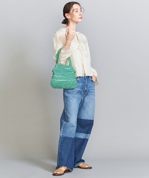 ✨新品タグ付き✨BEAUTY &YOU TH メタリックコードミニトートバッグ セール】メタリックコード ミニ トートバッグ（トートバッグ