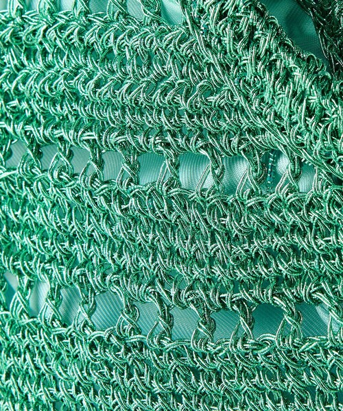 BEAUTY&YOUTH UNITED ARROWS（ビューティーアンドユースユナイテッドアローズ）の「メタリックコード ミニ トートバッグ（トートバッグ・レディース・ケリーグリーン/ゴールド/シルバー・FREE）」の4枚目の写真