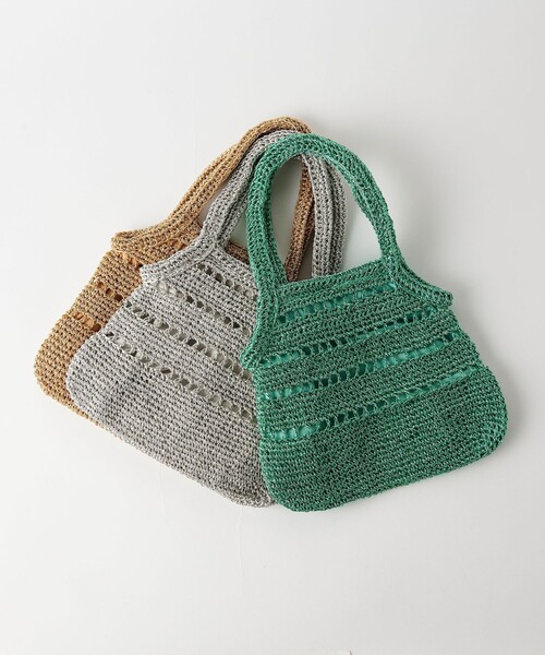 BEAUTY&YOUTH UNITED ARROWS（ビューティーアンドユースユナイテッドアローズ）の「メタリックコード ミニ トートバッグ（トートバッグ・レディース・ケリーグリーン/ゴールド/シルバー・FREE）」の10枚目の写真