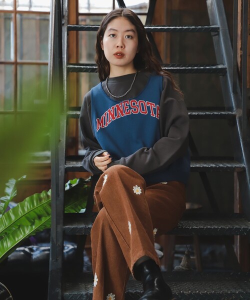 トレーナー スウェット ambiance / 2way Sweatshirt レディース セール】ambiance / 2way Sweatshirt（スウェット）｜B:MING by