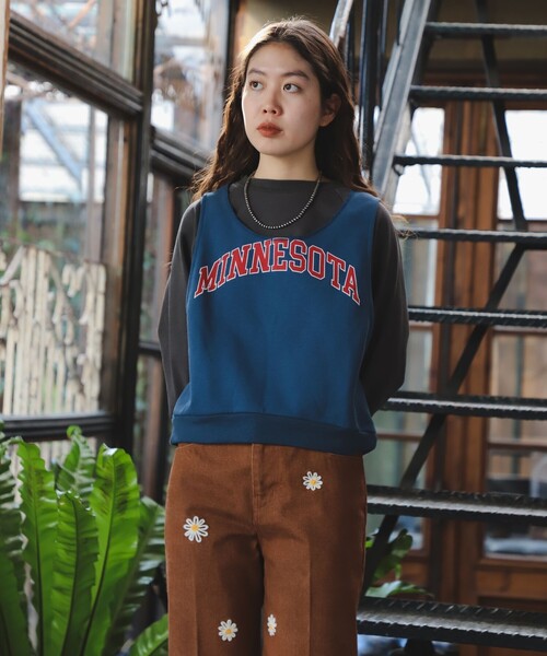 トレーナー スウェット ambiance / 2way Sweatshirt レディース セール】ambiance / 2way Sweatshirt（スウェット）｜B:MING by