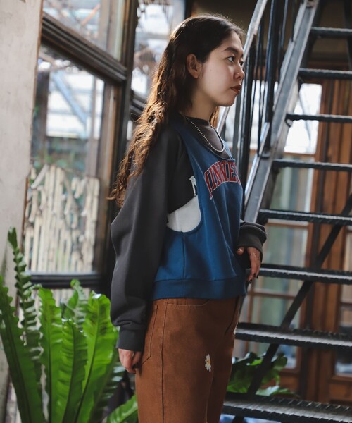 トレーナー スウェット ambiance / 2way Sweatshirt レディース セール】ambiance / 2way Sweatshirt（スウェット）｜B:MING by