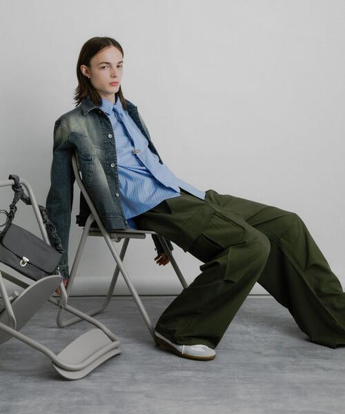 SENSE OF PLACE by URBAN RESEARCH（センスオブプレイスバイアーバンリサーチ）の「『ユニセックス』『セットアップ対応』ワイドカーゴパンツ（その他パンツ・メンズ・ブラウン/ブラック/カーキ・MEDIUM/SMALL/LARGE）」の16枚目の写真