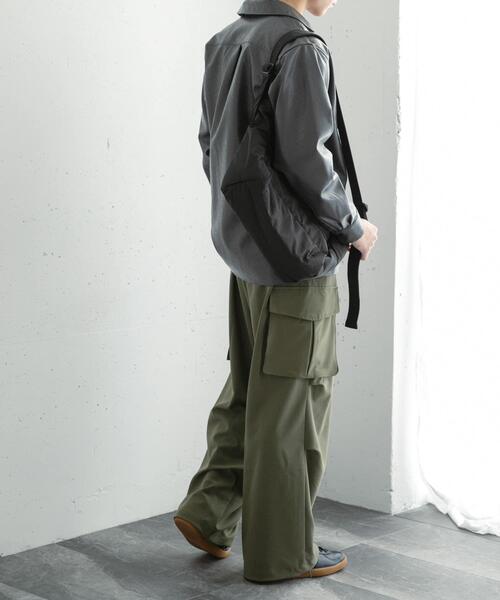 SENSE OF PLACE by URBAN RESEARCH（センスオブプレイスバイアーバンリサーチ）の「『ユニセックス』『セットアップ対応』ワイドカーゴパンツ（その他パンツ・メンズ・ブラウン/ブラック/カーキ・MEDIUM/SMALL/LARGE）」の7枚目の写真