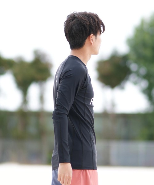 RVCA/ルーカ UVケアラッシュガード 長袖 BF041-880（ラッシュ