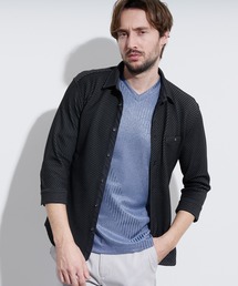 HIDEAWAYS NICOLE | ブライトタックバイアス7分袖シャツ(シャツ/ブラウス)