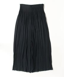 【セットアップ対応/リバーシブル】スプリットジョーゼット シフォンパンツ