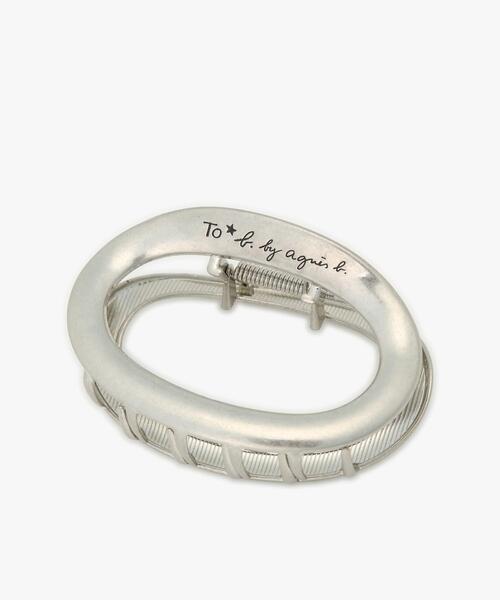 To b. by agnes b.（トゥービーバイアニエスベー）の「”To b.” ロゴ ヘアクリップ（その他ヘアアクセサリー・レディース・シルバー系その他・FREE）」の5枚目の写真