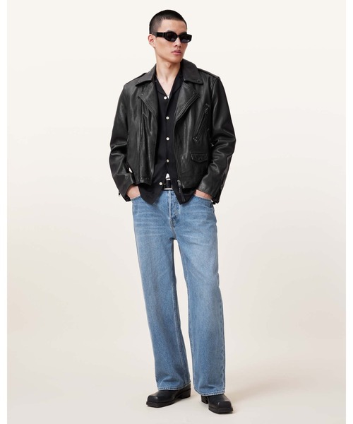 セール】RONNET LEATHER BIKER JACKET | RONNET レザー バイカー