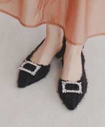 NICAL | 【NICAL】ビジュー付きバックストラップパンプス/554502(パンプス)