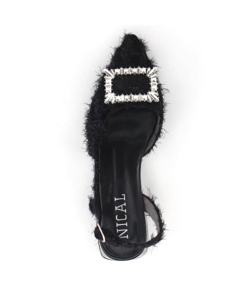 NICAL（ニカル）の「【NICAL】ビジュー付きバックストラップパンプス/554502（パンプス・レディース・ブラック系その他/アイボリー/ブラック・X-LARGE/MEDIUM/SMALL/LARGE）」の11枚目の写真