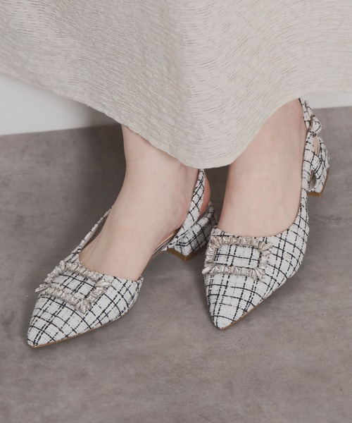 NICAL（ニカル）の「【NICAL】ビジュー付きバックストラップパンプス/554502（パンプス・レディース・ブラック系その他/アイボリー/ブラック・X-LARGE/MEDIUM/SMALL/LARGE）」の20枚目の写真