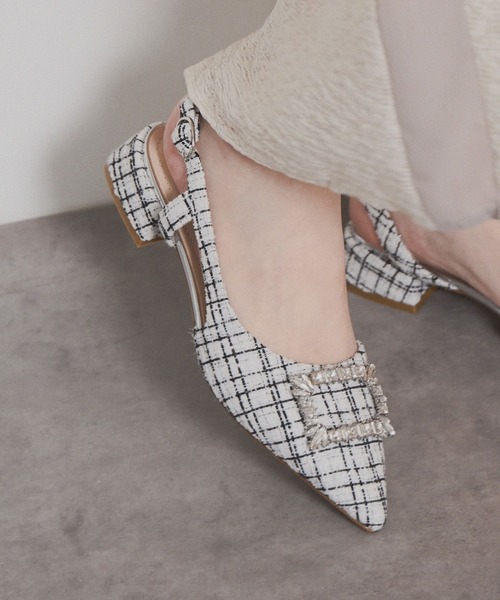 NICAL（ニカル）の「【NICAL】ビジュー付きバックストラップパンプス/554502（パンプス・レディース・ブラック系その他/アイボリー/ブラック・X-LARGE/MEDIUM/SMALL/LARGE）」の22枚目の写真