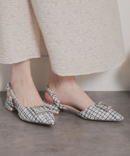 NICAL（ニカル）の「【NICAL】ビジュー付きバックストラップパンプス/554502（パンプス・レディース・ブラック系その他/アイボリー/ブラック・X-LARGE/MEDIUM/SMALL/LARGE）」の21枚目の写真