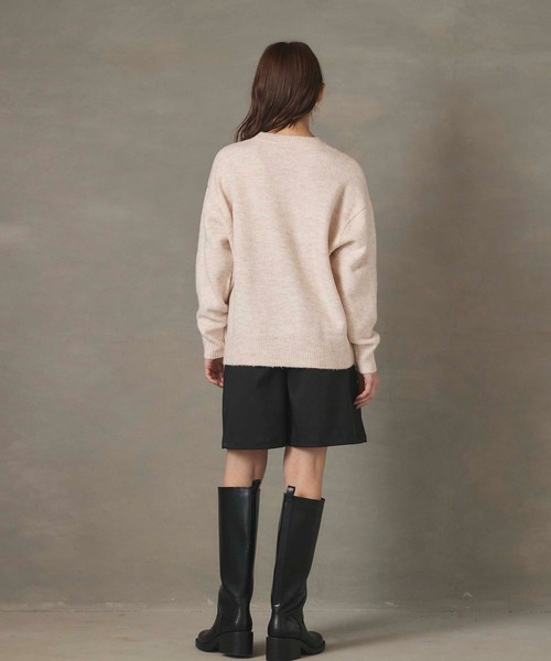 Edit Sheen（エディットシーン）の「ツータックデザインキュロット（その他パンツ・レディース・ブラック/チャコールグレー・M）」の7枚目の写真