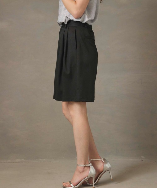 Edit Sheen（エディットシーン）の「ツータックデザインキュロット（その他パンツ・レディース・ブラック/チャコールグレー・M）」の10枚目の写真