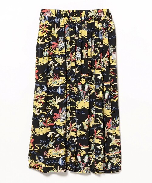 ビームスボーイ　SUN SURF ロングスカート BEAMS - 美品 BEAMS BOY サンサーフ ティアードスカート 定価
