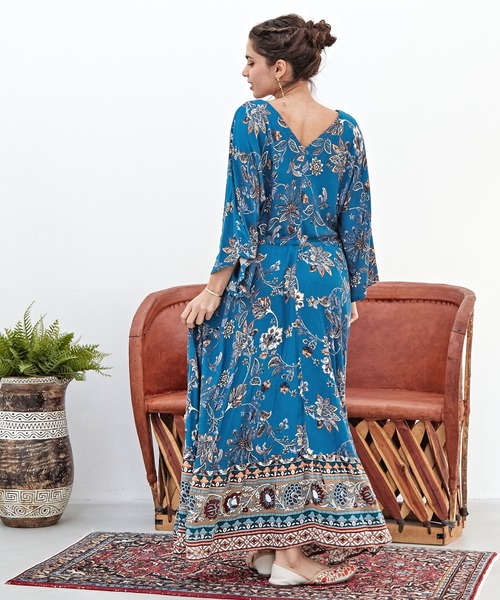 チャイハネ（チャイハネ）の「【チャイハネ】リイーナワンピース（ワンピース・レディース・ホワイト/ブルー/ブラック・FREE）」の16枚目の写真