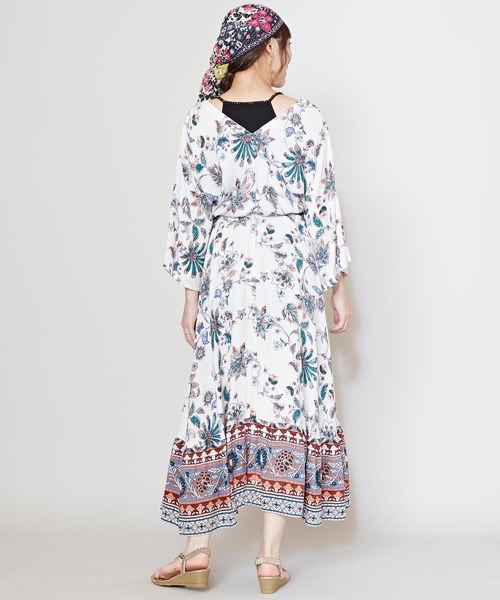 チャイハネ（チャイハネ）の「【チャイハネ】リイーナワンピース（ワンピース・レディース・ホワイト/ブルー/ブラック・FREE）」の10枚目の写真