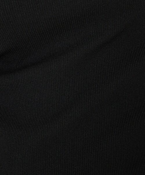 qualite（カリテ）の「クルーネックノースリーブニット/ノースリーブトップス（タンクトップ・レディース・ブラック/オフホワイト・フリー）」の10枚目の写真