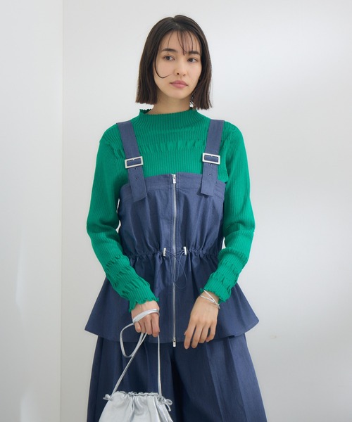 KATHARINE ROSS（キャサリンロス）の「【KATHARINE ROSS】WZIPペプラムベスト（ベスト・レディース・ブラック/ネイビー・MEDIUM）」の17枚目の写真