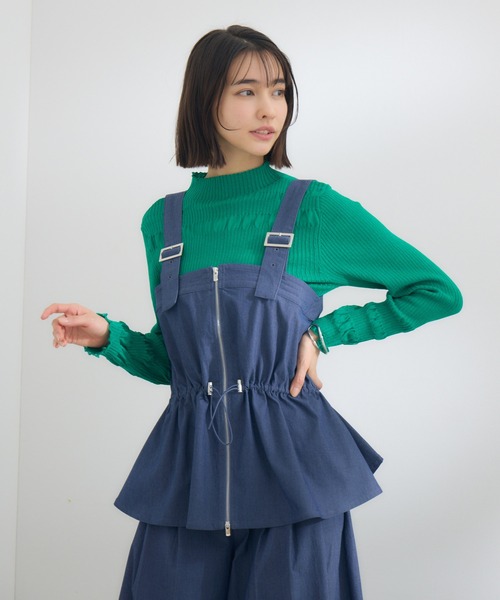 KATHARINE ROSS（キャサリンロス）の「【KATHARINE ROSS】WZIPペプラムベスト（ベスト・レディース・ブラック/ネイビー・MEDIUM）」の18枚目の写真