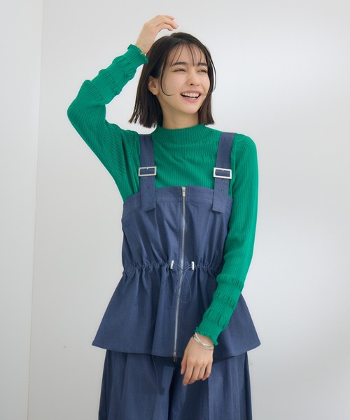 KATHARINE ROSS（キャサリンロス）の「【KATHARINE ROSS】WZIPペプラムベスト（ベスト・レディース・ブラック/ネイビー・MEDIUM）」の20枚目の写真