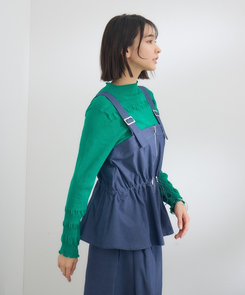 KATHARINE ROSS（キャサリンロス）の「【KATHARINE ROSS】WZIPペプラムベスト（ベスト・レディース・ブラック/ネイビー・MEDIUM）」の21枚目の写真