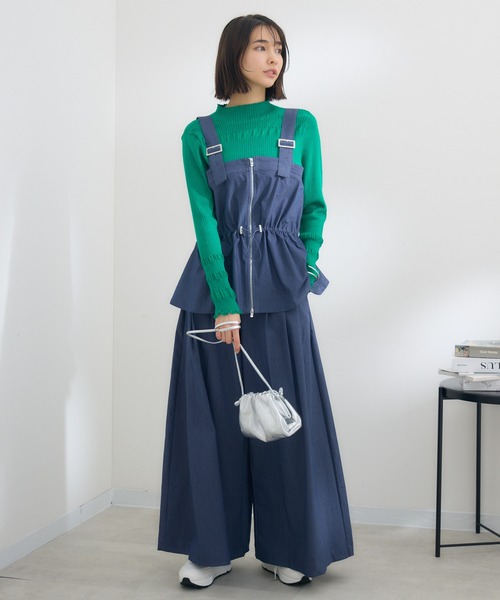 KATHARINE ROSS（キャサリンロス）の「【KATHARINE ROSS】WZIPペプラムベスト（ベスト・レディース・ブラック/ネイビー・MEDIUM）」の14枚目の写真