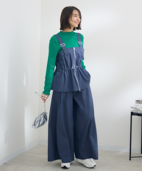 KATHARINE ROSS（キャサリンロス）の「【KATHARINE ROSS】WZIPペプラムベスト（ベスト・レディース・ブラック/ネイビー・MEDIUM）」の15枚目の写真