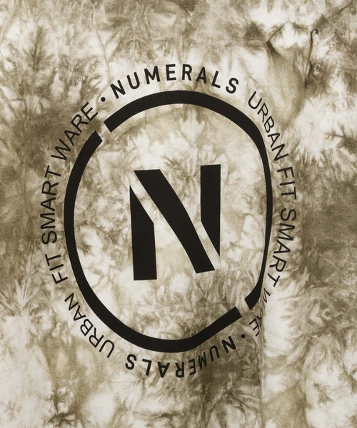 NUMERALS(ヌメラルズ)の「【NUMERALS】タイダイロゴTEE(Tシャツ/カットソー・メンズ・カーキ/ブラック・MEDIUM/LARGE)」の10枚目の写真