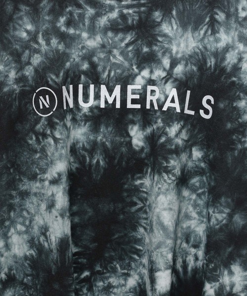NUMERALS(ヌメラルズ)の「【NUMERALS】タイダイロゴTEE(Tシャツ/カットソー・メンズ・カーキ/ブラック・MEDIUM/LARGE)」の11枚目の写真