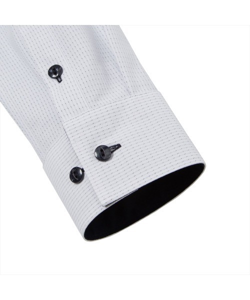 TOKYO SHIRTS(トウキョウシャツ)の「形態安定ノーアイロン レギュラー 長袖ニットビジネスワイシャツ(ビジネスシャツ・レディース・ブルー・S/M/L/LL/XL)」の4枚目の写真