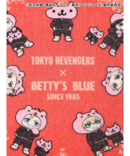 BETTY'S BLUE（べティーズブルー）の「タオルハンカチ（タオル・レディース・ブルー/レッド・F）」の9枚目の写真