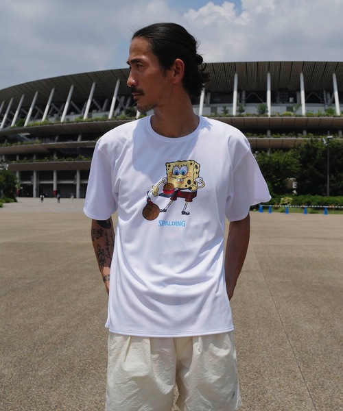 SPALDING(スポルディング)の「【SPALDING/スポルディング】Tシャツ スポンジ・ボブ クラビー パーティ/コラボ吸水速乾UVカット半袖Tシャツ(Tシャツ/カットソー・メンズ・ブラック/ホワイト・X-LARGE/LARGE/MEDIUM)」の16枚目の写真