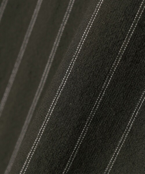 SHIPS any（シップス エニィ）の「SHIPS any:〈洗濯機可能〉コットン/リネン ストライプ ７分袖 レギュラー シャツ◇（シャツ/ブラウス・メンズ・オリーブ/ベージュ/ホワイト/ネイビー・X-LARGE/LARGE/MEDIUM/SMALL）」の19枚目の写真