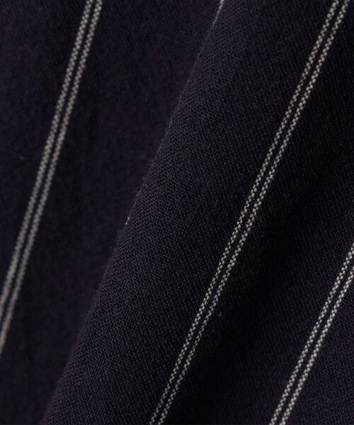 SHIPS any（シップス エニィ）の「SHIPS any:〈洗濯機可能〉コットン/リネン ストライプ ７分袖 レギュラー シャツ◇（シャツ/ブラウス・メンズ・オリーブ/ベージュ/ホワイト/ネイビー・X-LARGE/LARGE/MEDIUM/SMALL）」の17枚目の写真