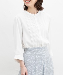 Honeys | ７分袖ピンタックブラウス(シャツ/ブラウス)