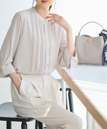 Honeys | ７分袖ピンタックブラウス(シャツ/ブラウス)