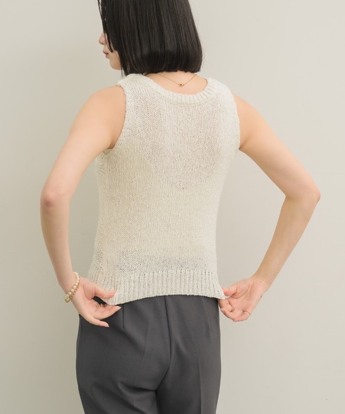 nowos  タンクトップ 即完売 ベージュ NOWOS（ノーウォス）タンクトップ ベージュ サイズ:-(M位) レディース
